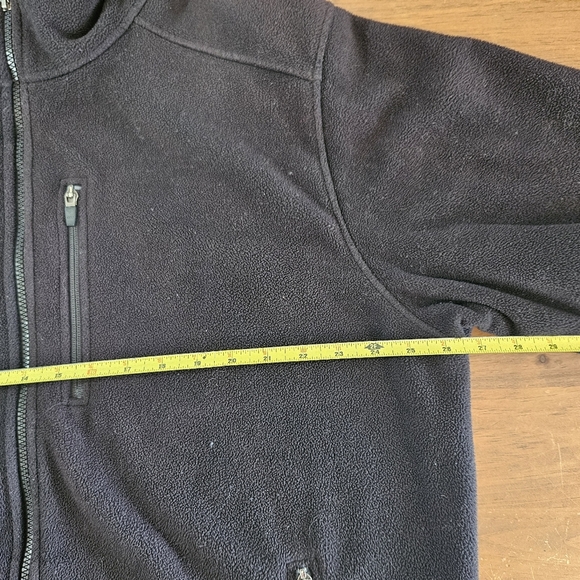 L.L. Bean Men's Zip Front Fleece Jacket Black Size XL - Picture 4 of 8